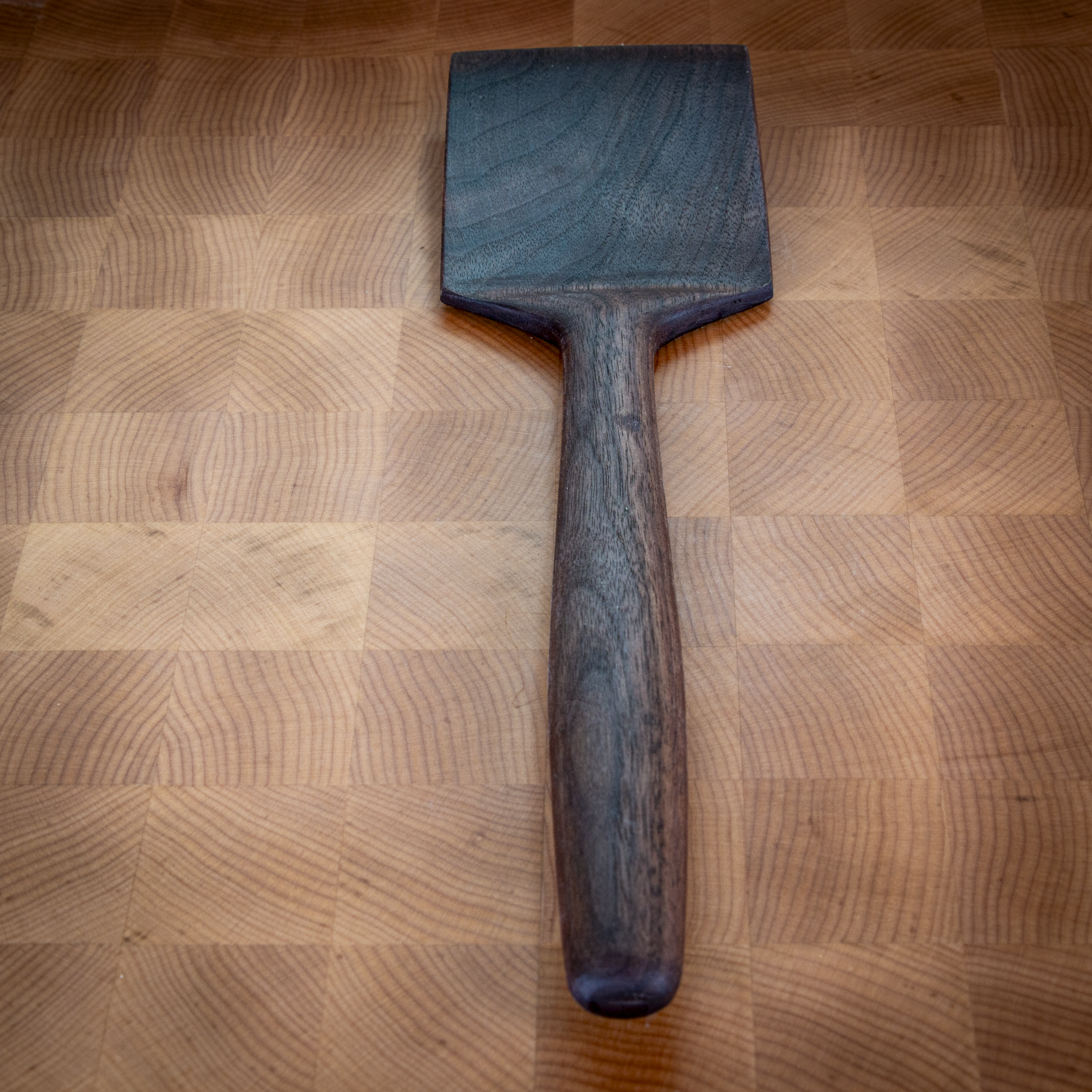 Solid wood turner spatula for high-end kitchen cooking